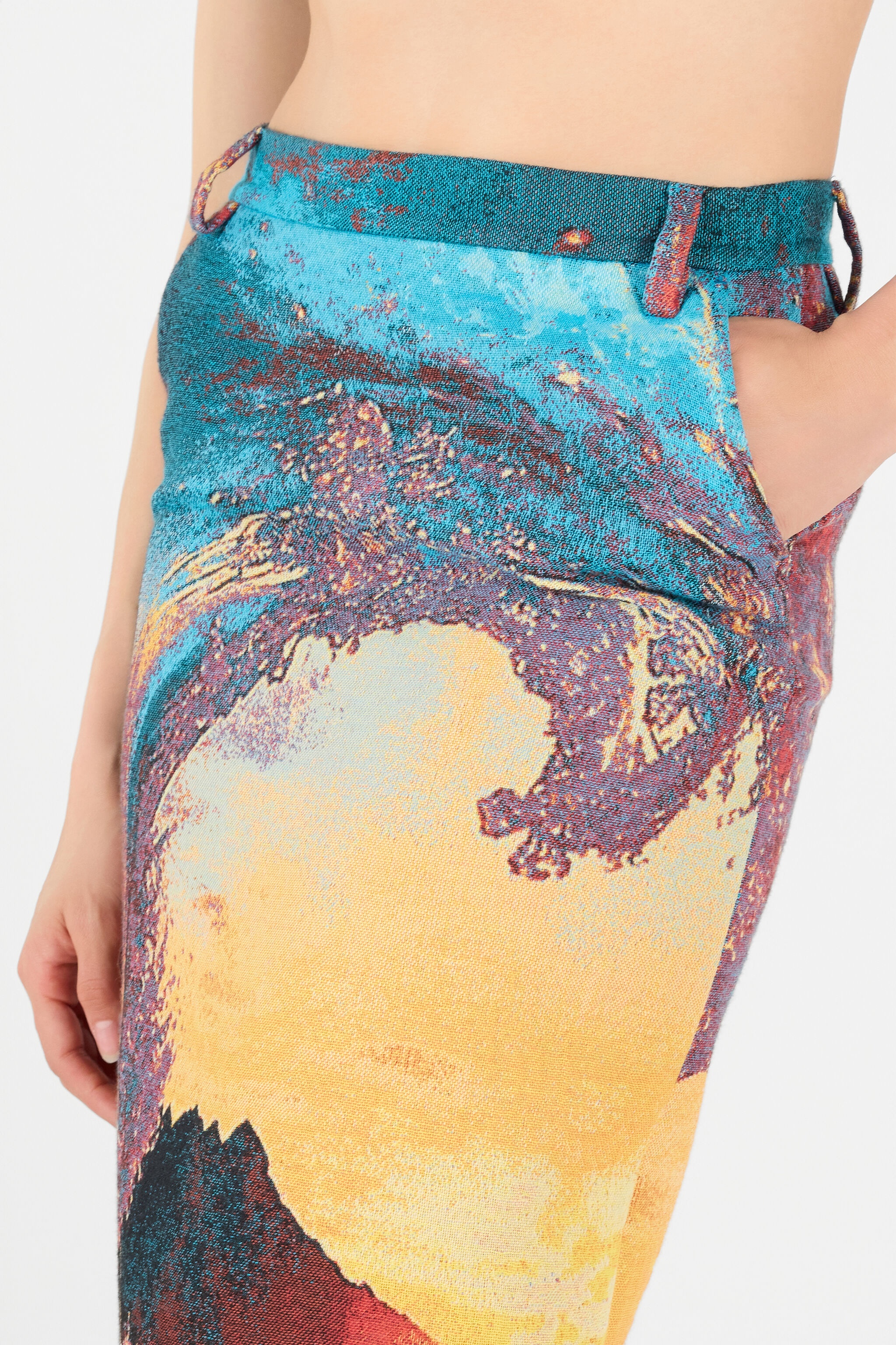 Itaca Print Skirt - 7