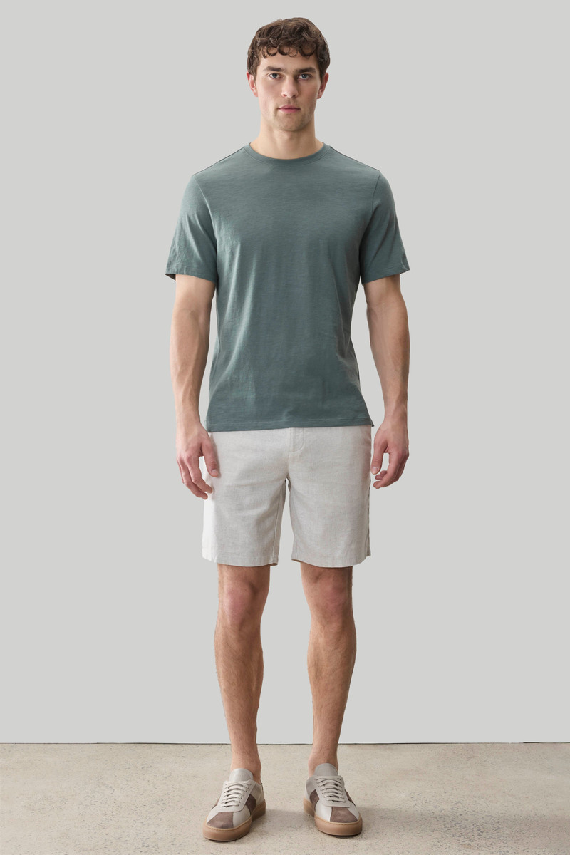 ROBERT BARAKETT Brightwood Short Sleeve Slub Tee outlook