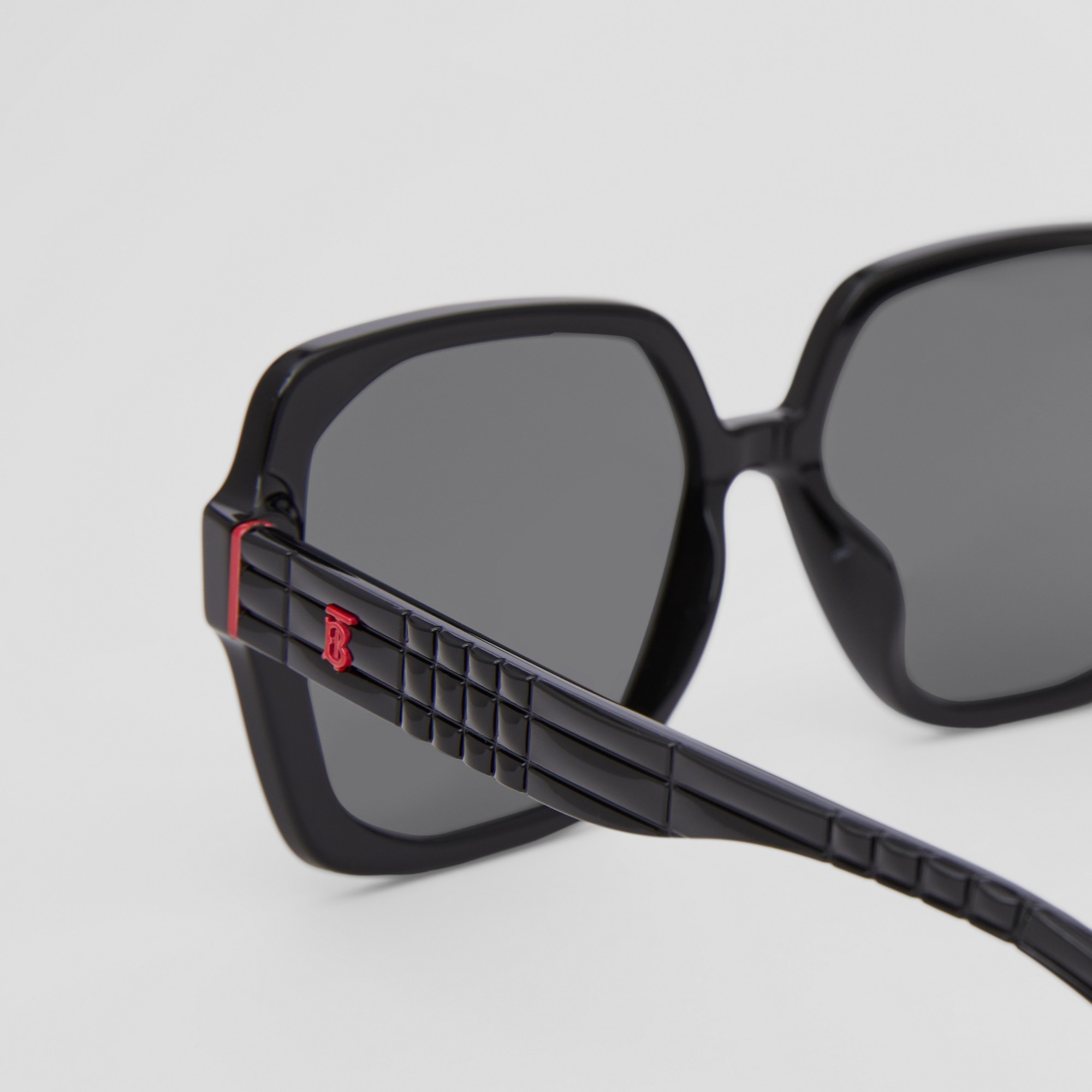 Square Frame Lola Sunglasses with Chain - 2