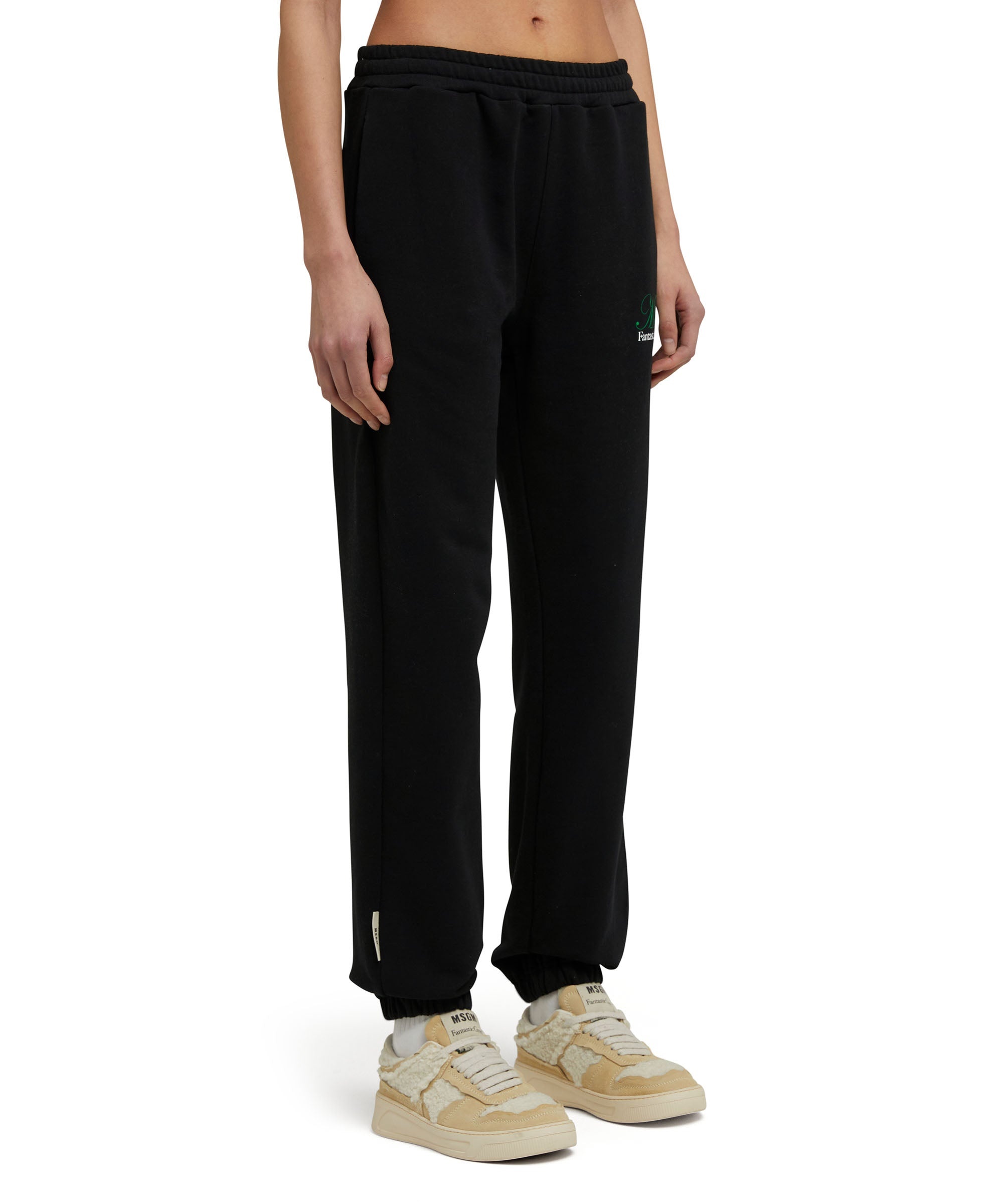 Organic cotton jogging trousers certified by the MSGM Fantastic Green Capsule - 7