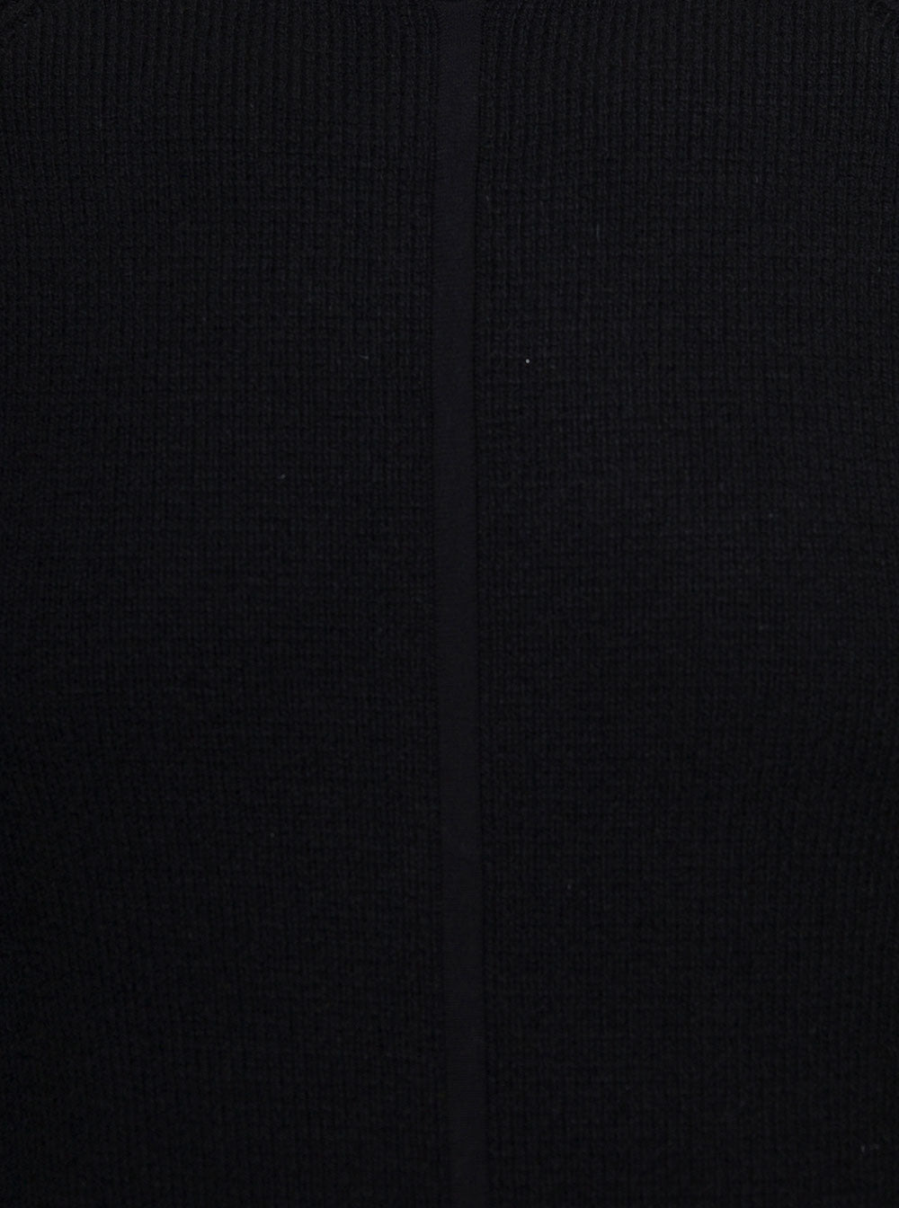 Rick Owens Men Black Long Sleeve Top With Crewneck In Cashmere And Wool Man - 3