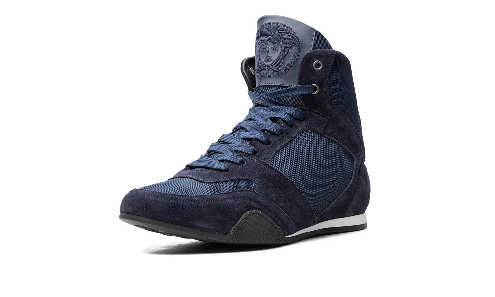 High Top Greek Key "Navy" - 4