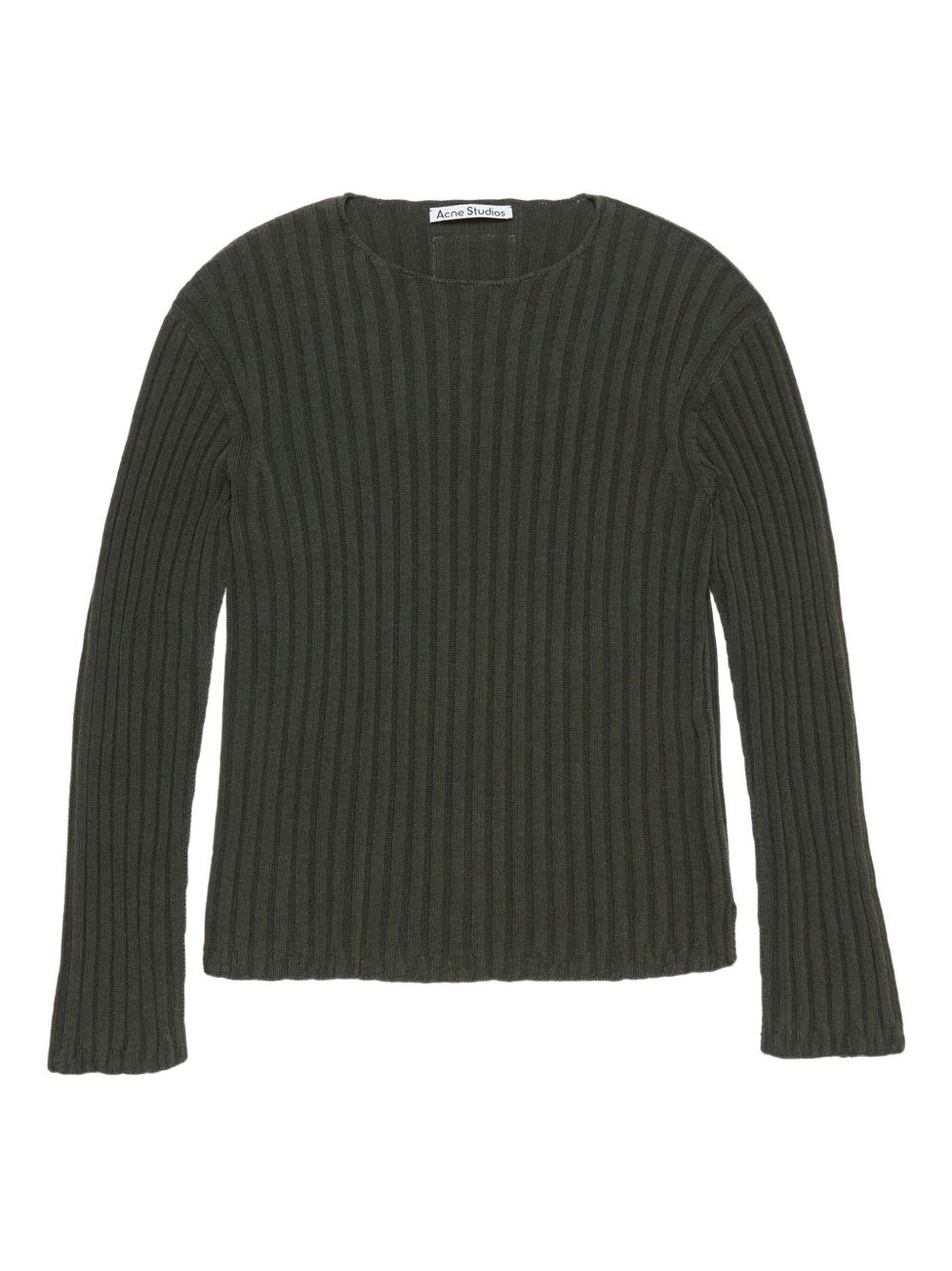ribbed cotton sweater - 1