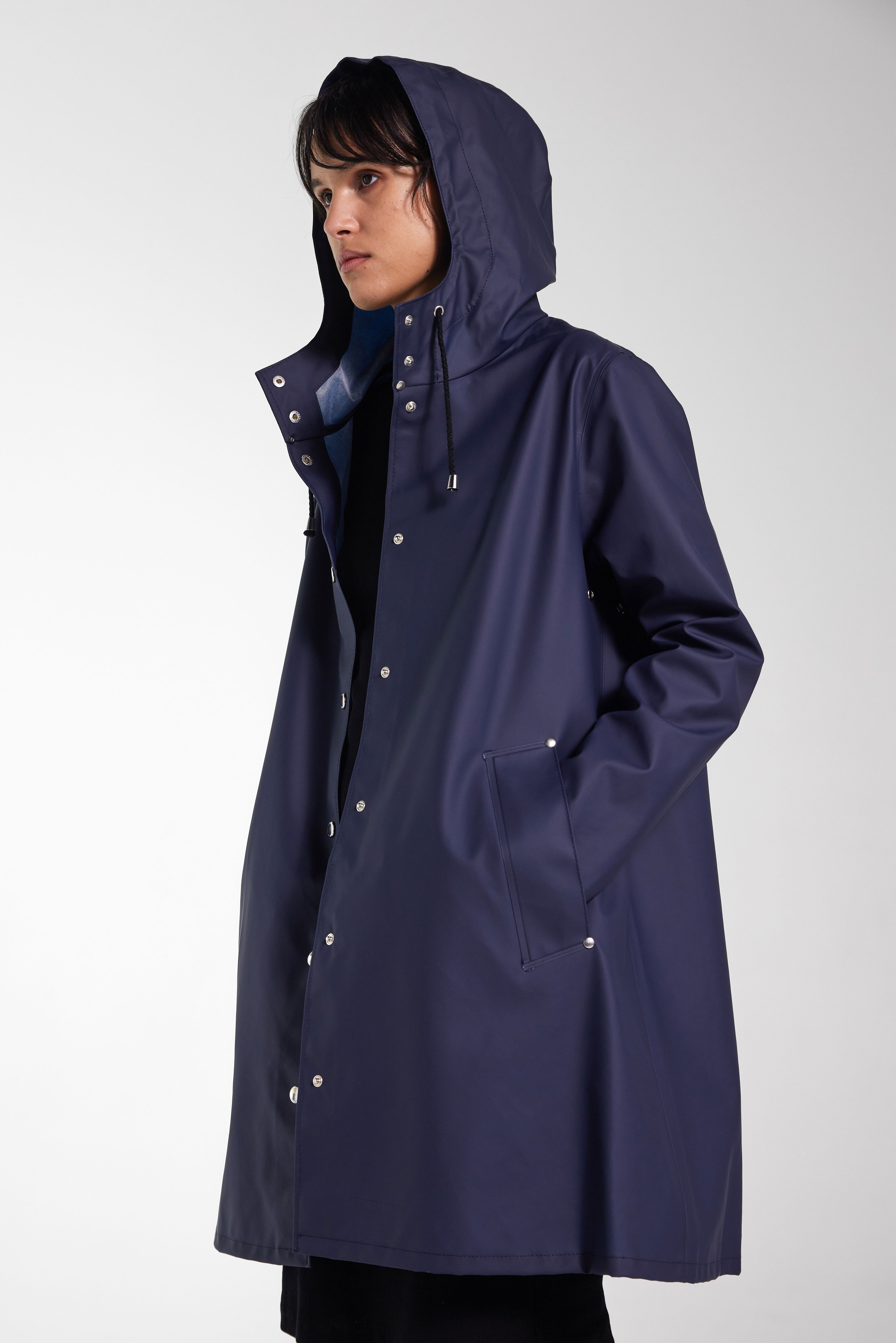 Mosebacke Lightweight Raincoat Navy - 4