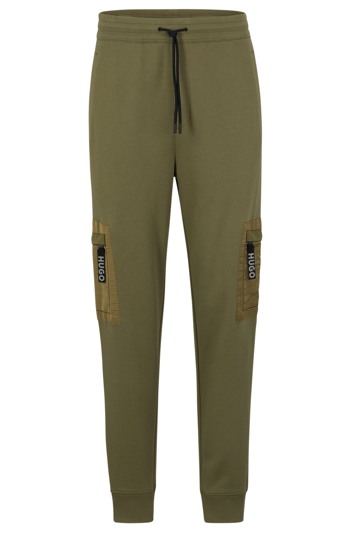 RELAXED-FIT TRACKSUIT BOTTOMS WITH CARGO POCKETS - 1