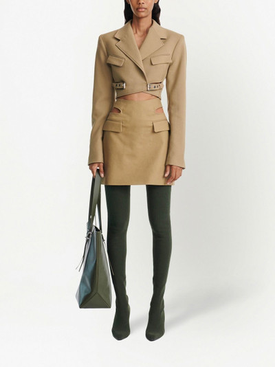 Dion Lee Y-front buckle skirt outlook