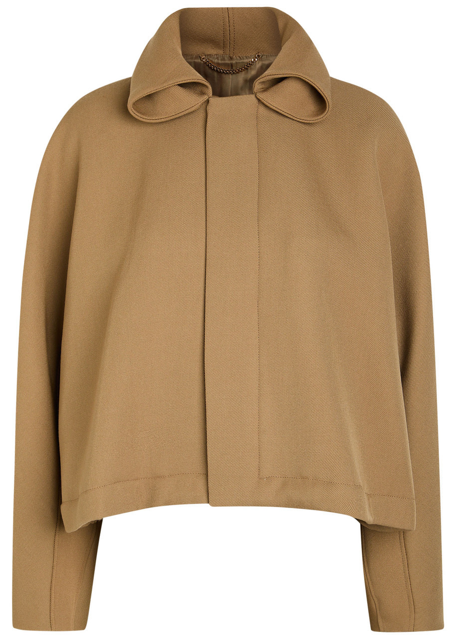 Victoria Beckham Roll-neck Wool Jacket - 1