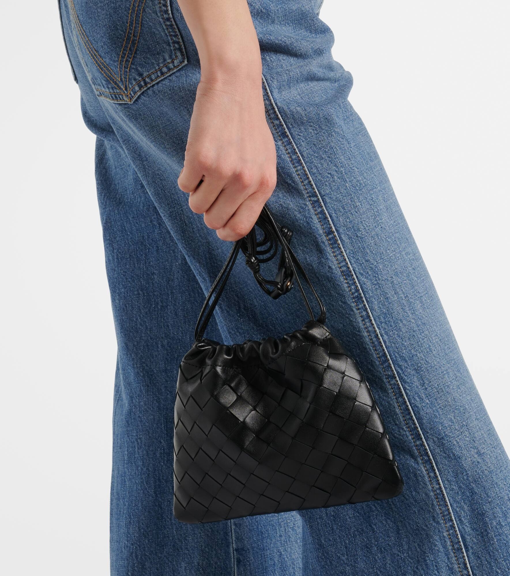Small Intrecciato leather pouch - 7
