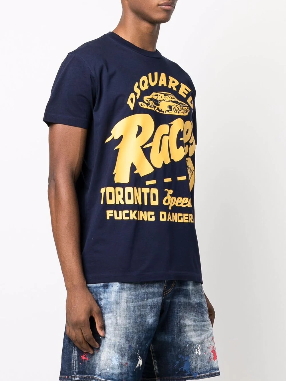 Races graphic-print crew-neck T-shirt - 3