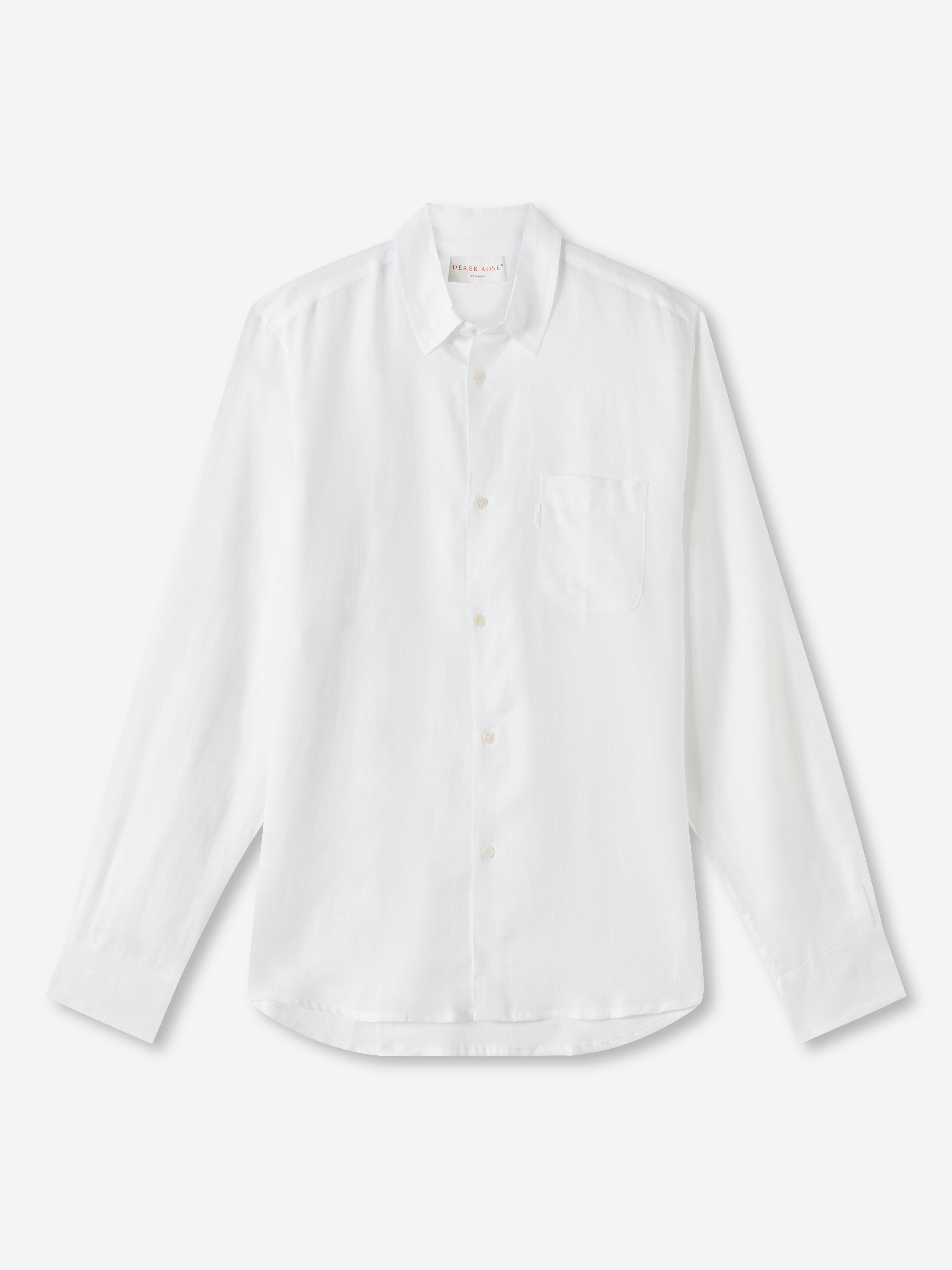 Men's Shirt Monaco Linen White - 2