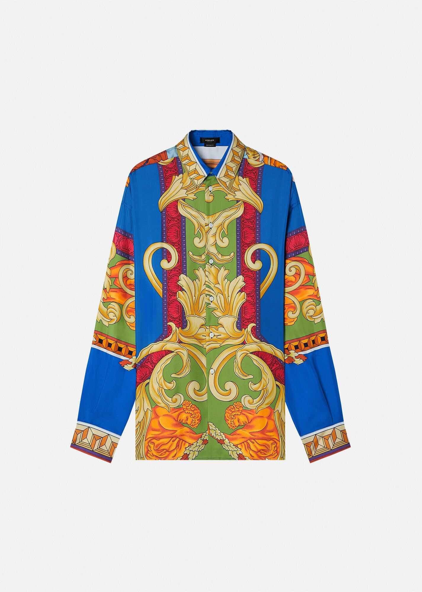 Medusa Renaissance Print Silk Shirt - 1