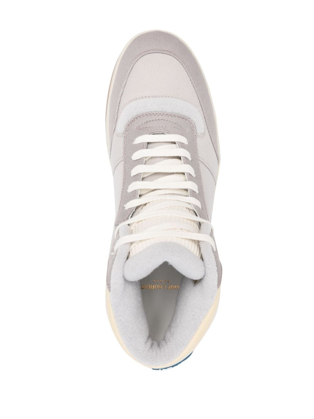 SL/80 leather lace-up sneakers - 4