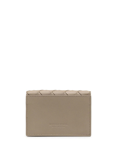 Bottega Veneta Intrecciato folding wallet outlook