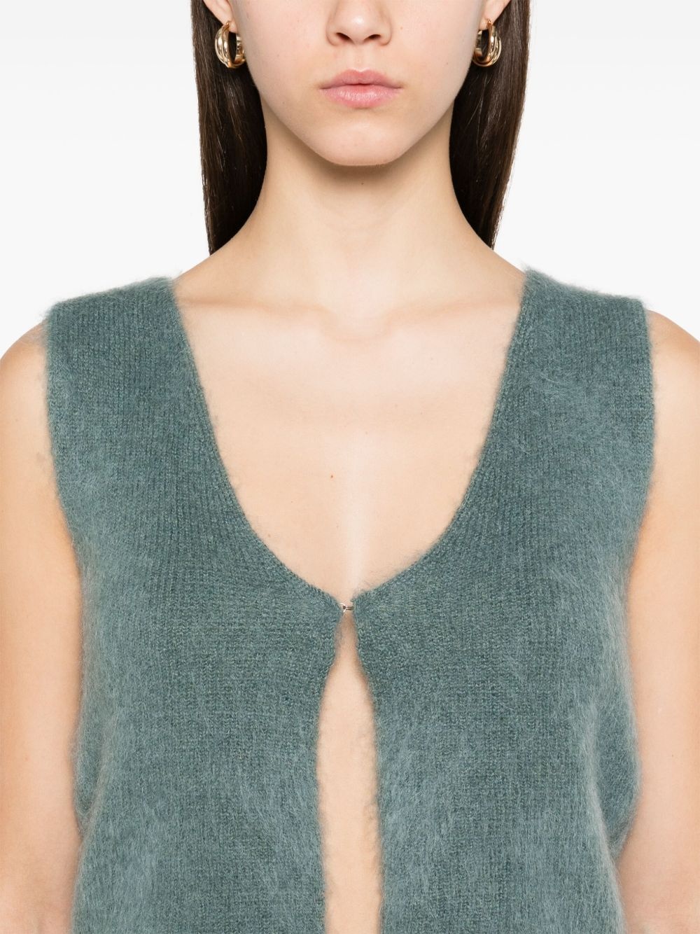 brushed vest - 5