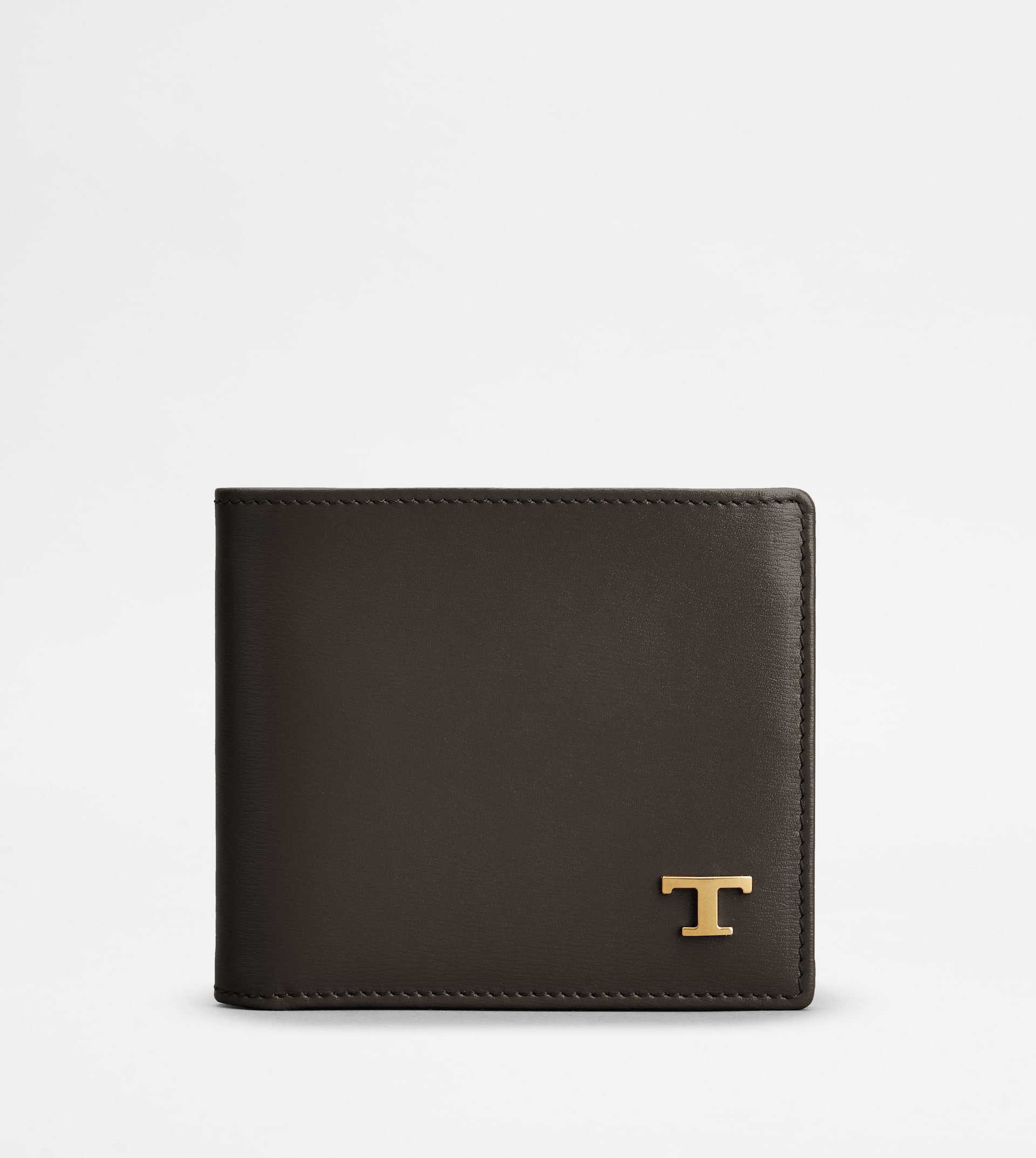 TOD'S WALLET IN LEATHER - BROWN - 1