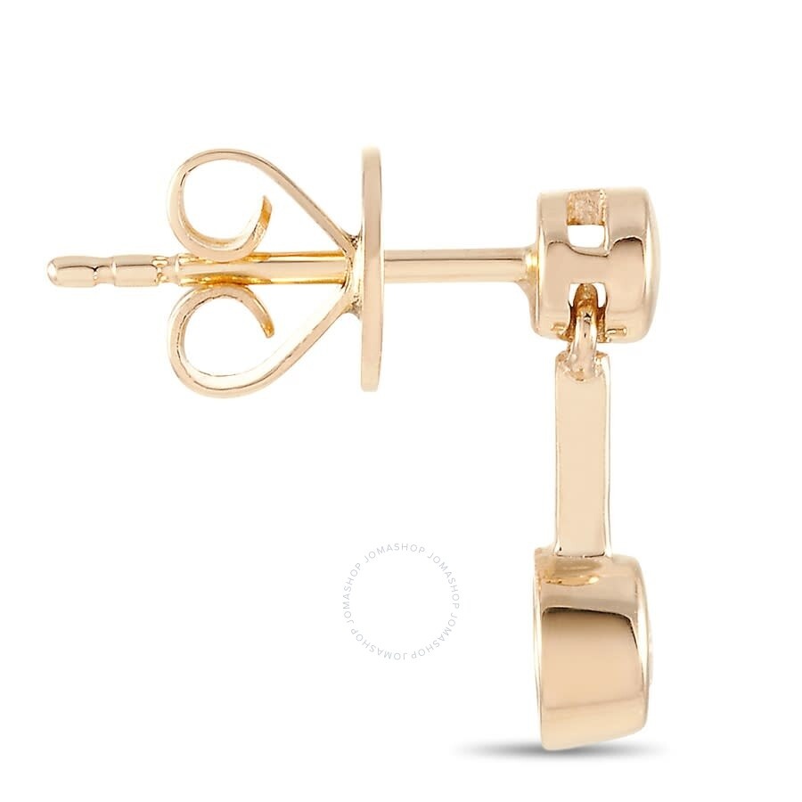 Lb Exclusive - LB Exclusive 14K Yellow Gold 0.16 ct Diamond Earrings - 2