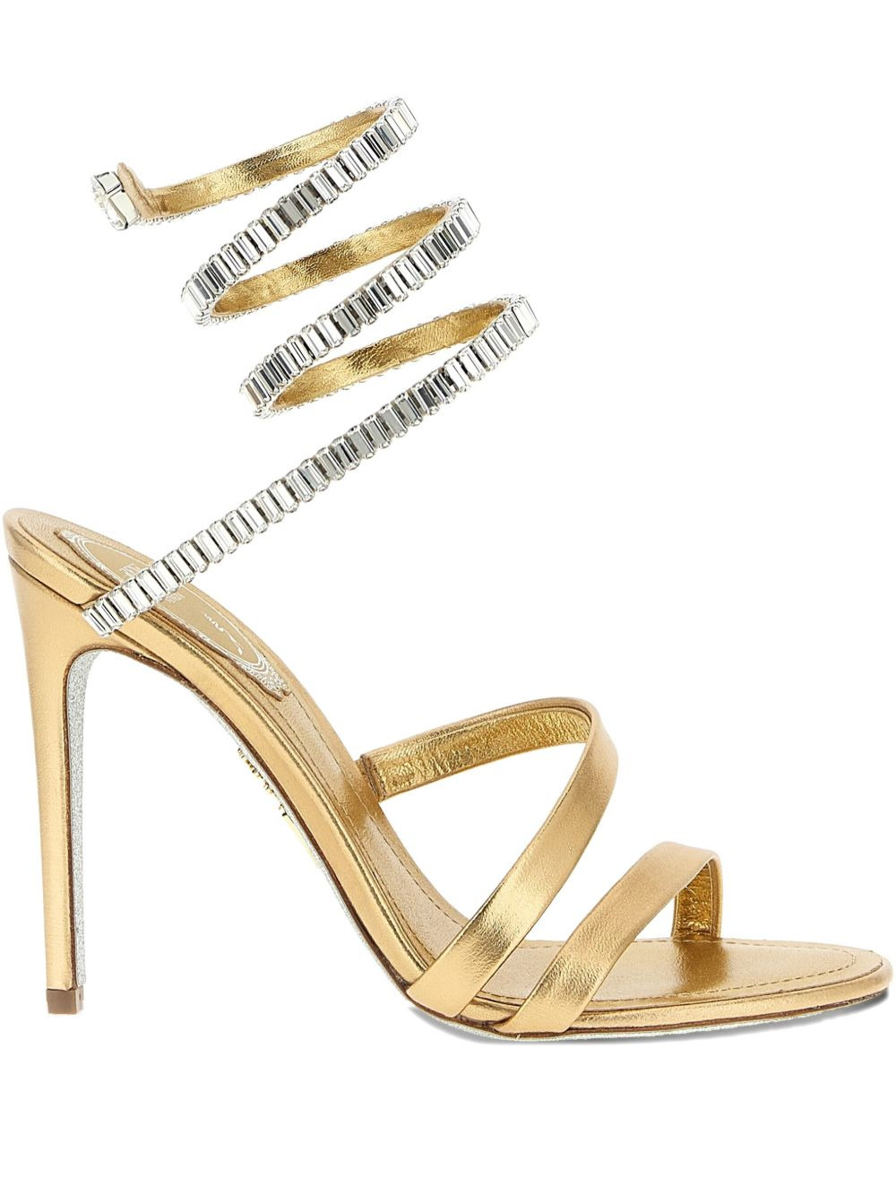 100mm crystal-embellished sandals - 1