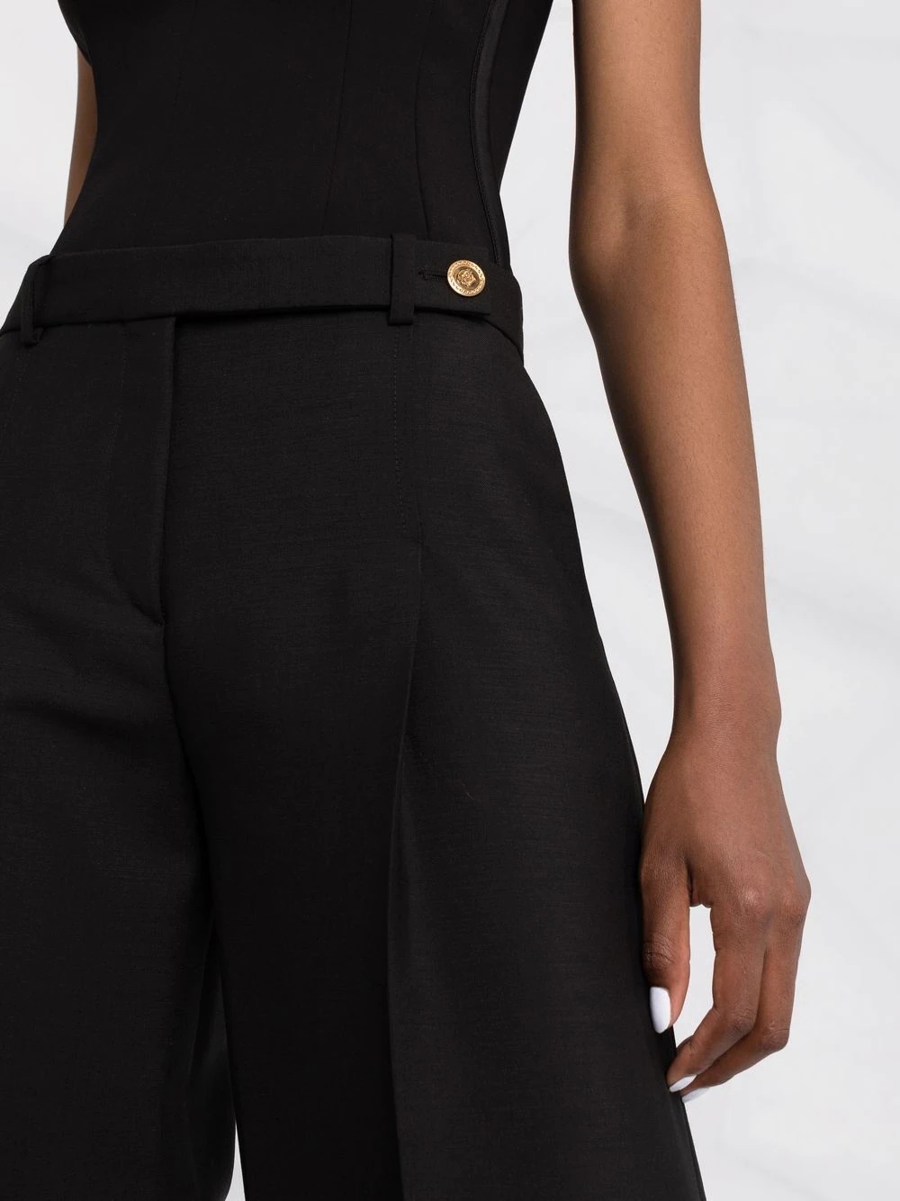tailored wide-leg trousers - 3
