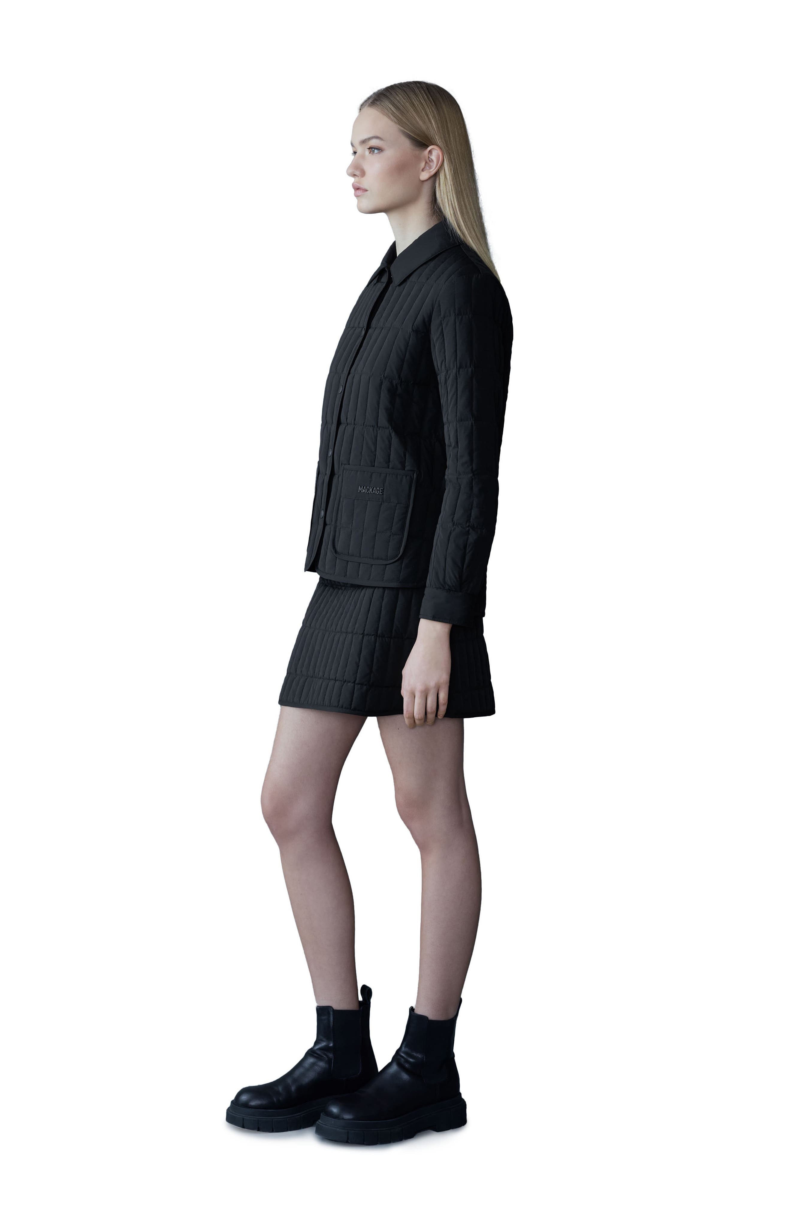 Mackage Dulcia Quilted Down Jacket in Black at Nordstrom - 5