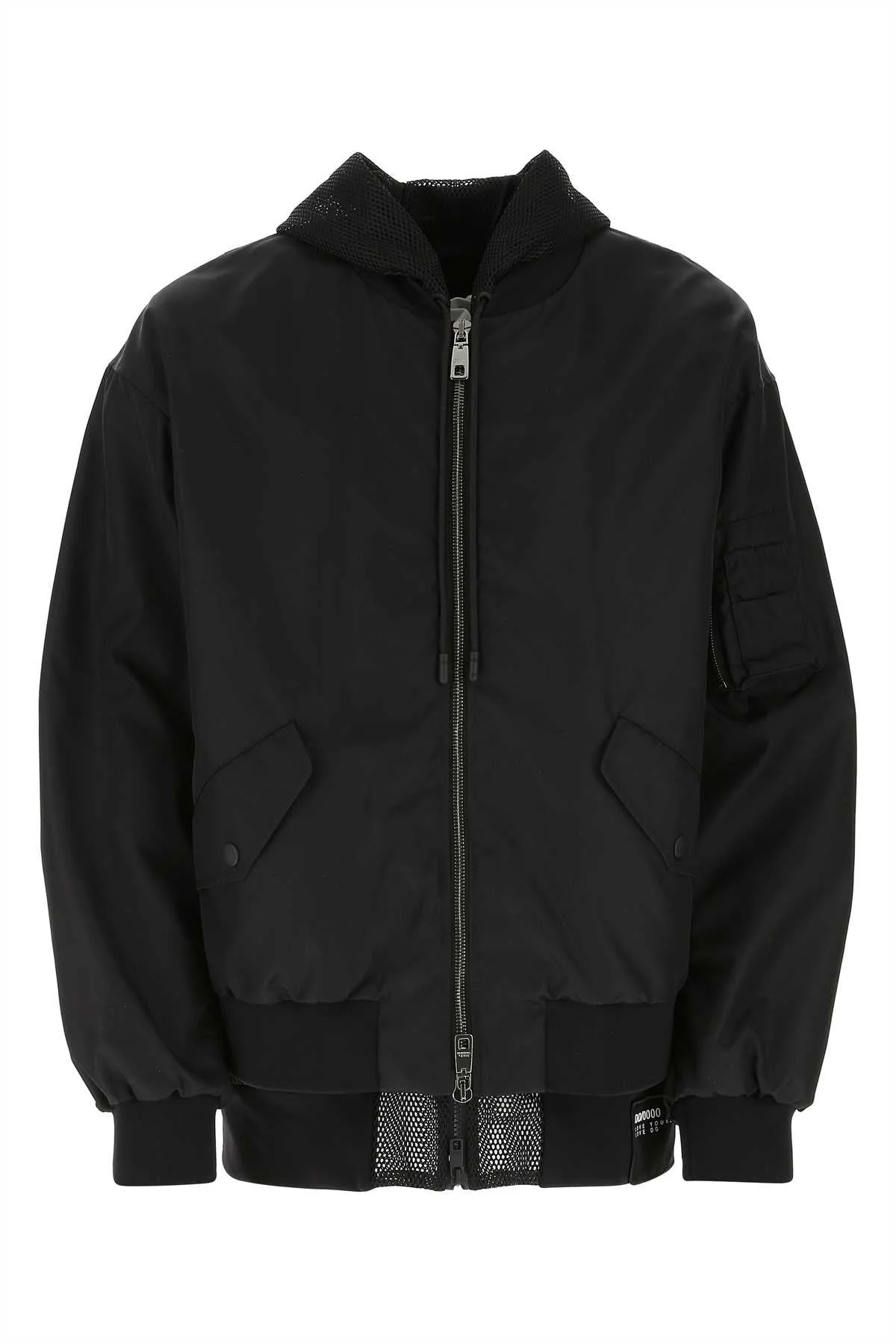 Dolce & Gabbana Men Black Nylon Bomber Jacket - 1