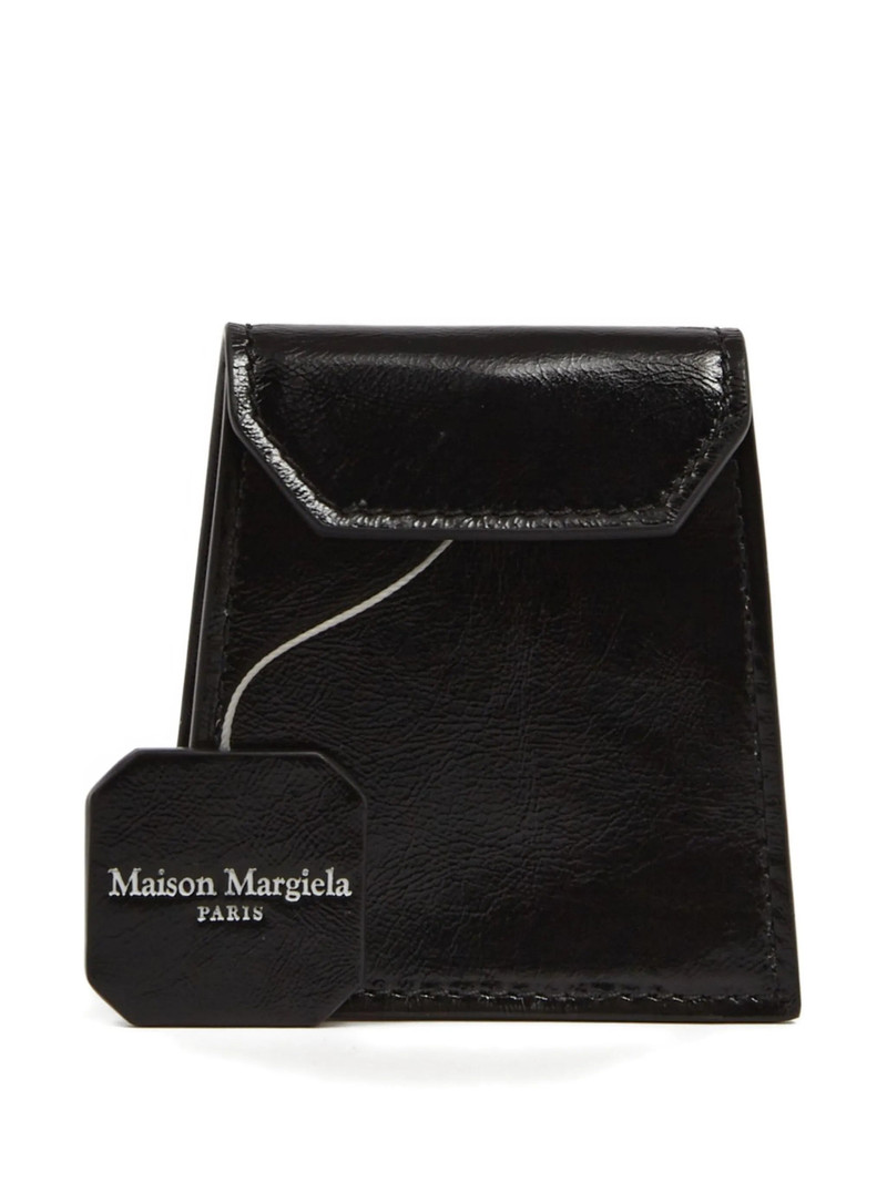 Maison Margiela Maison Margiela Logo-stamp Leather Wallet outlook