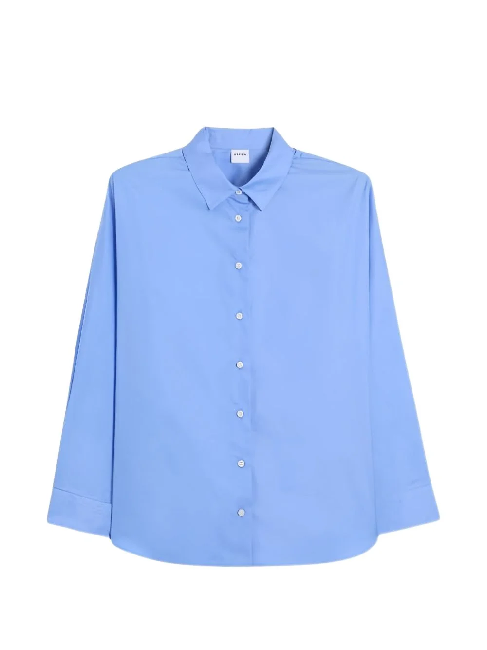 buttoned poplin shirt - 1