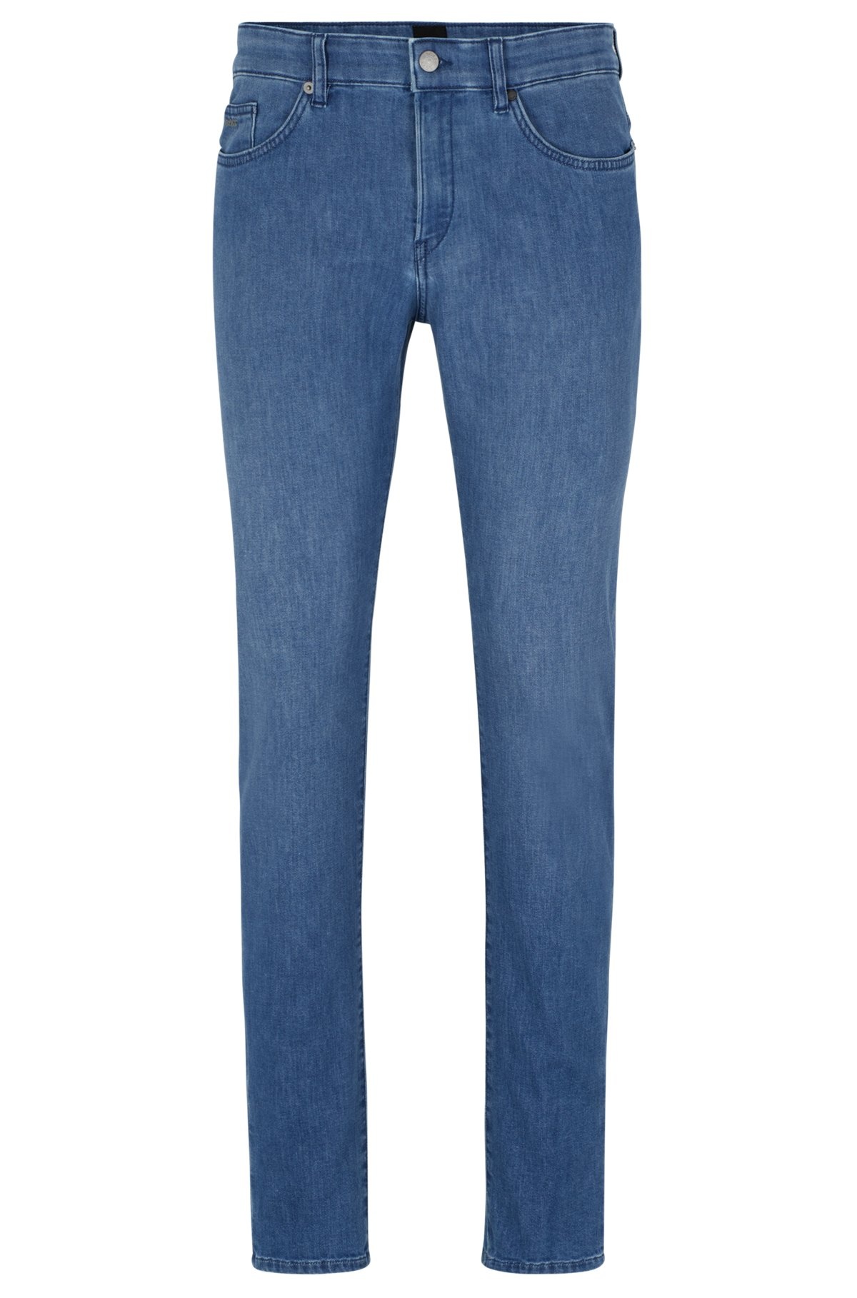 SLIM-FIT JEANS IN LIGHTWEIGHT BLUE DENIM - 1