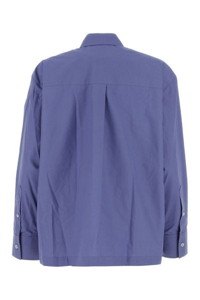 alexanderwang.t Air force blue poplin shirt outlook