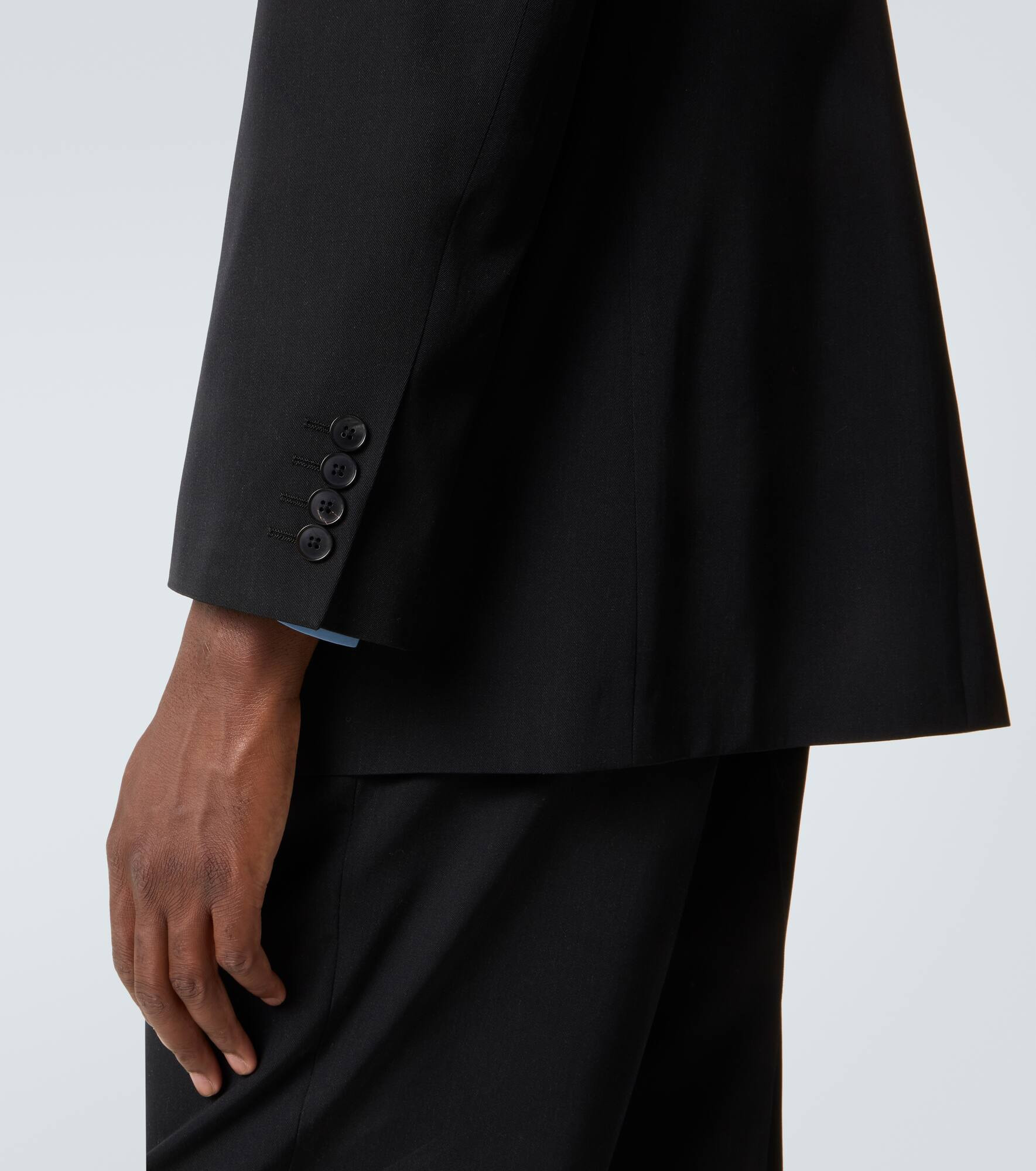 Wool gabardine blazer - 6