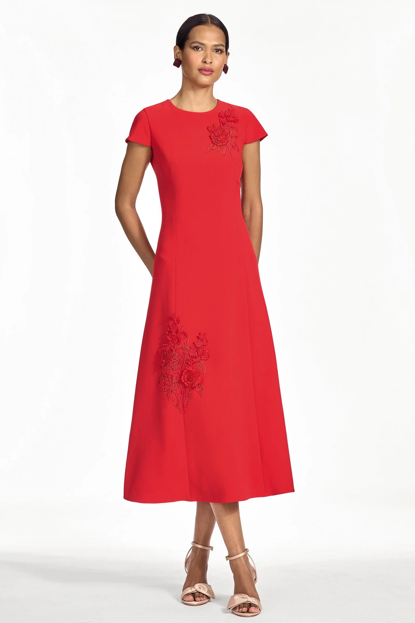 REMI DRESS - CARDINAL - 1