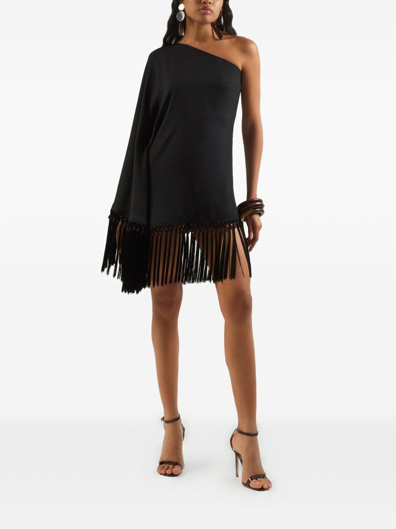 Taller Marmo Piccolo Arno one-shoulder fringe dress outlook