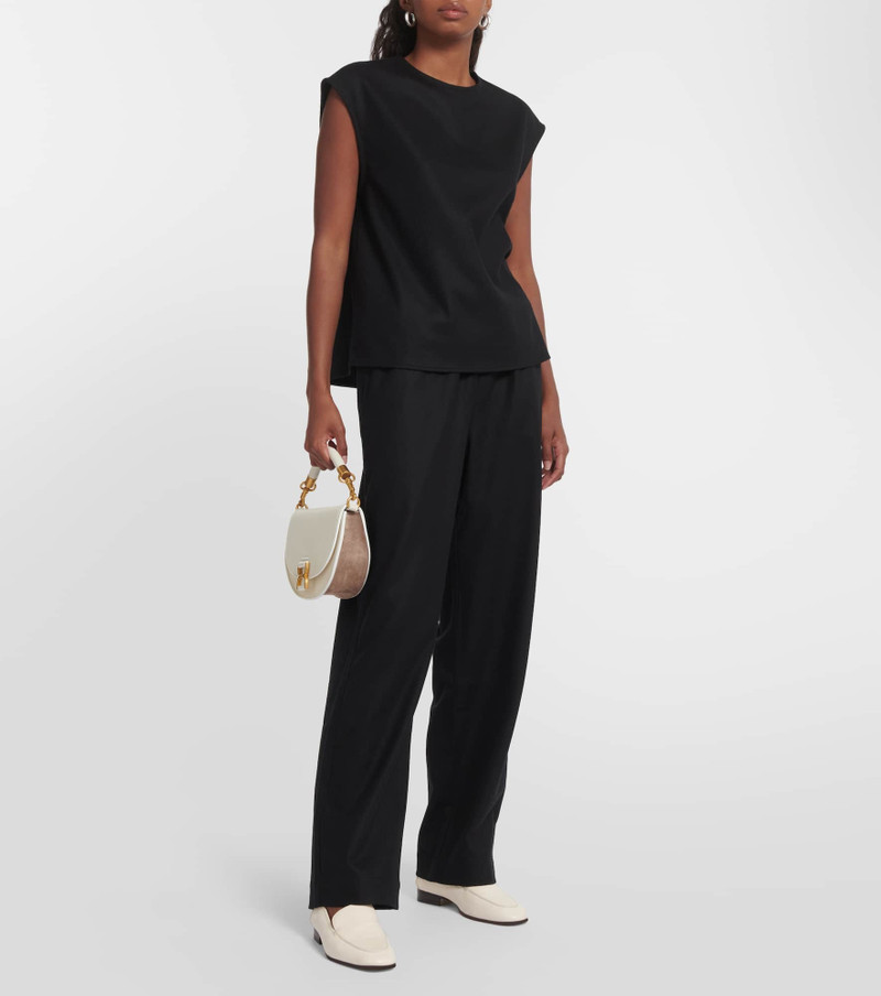 ASCENO Aurelia wool and cashmere pants outlook