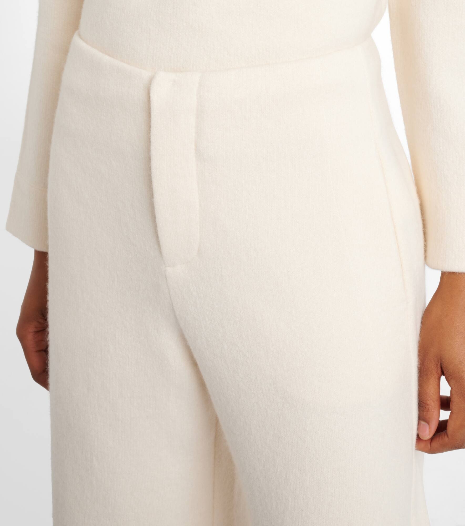 Arca cashmere and wool wide-leg pants - 5