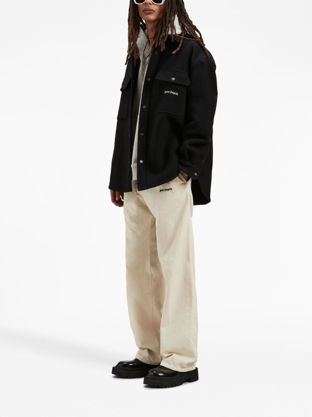 embroidered-logo track pants - 2