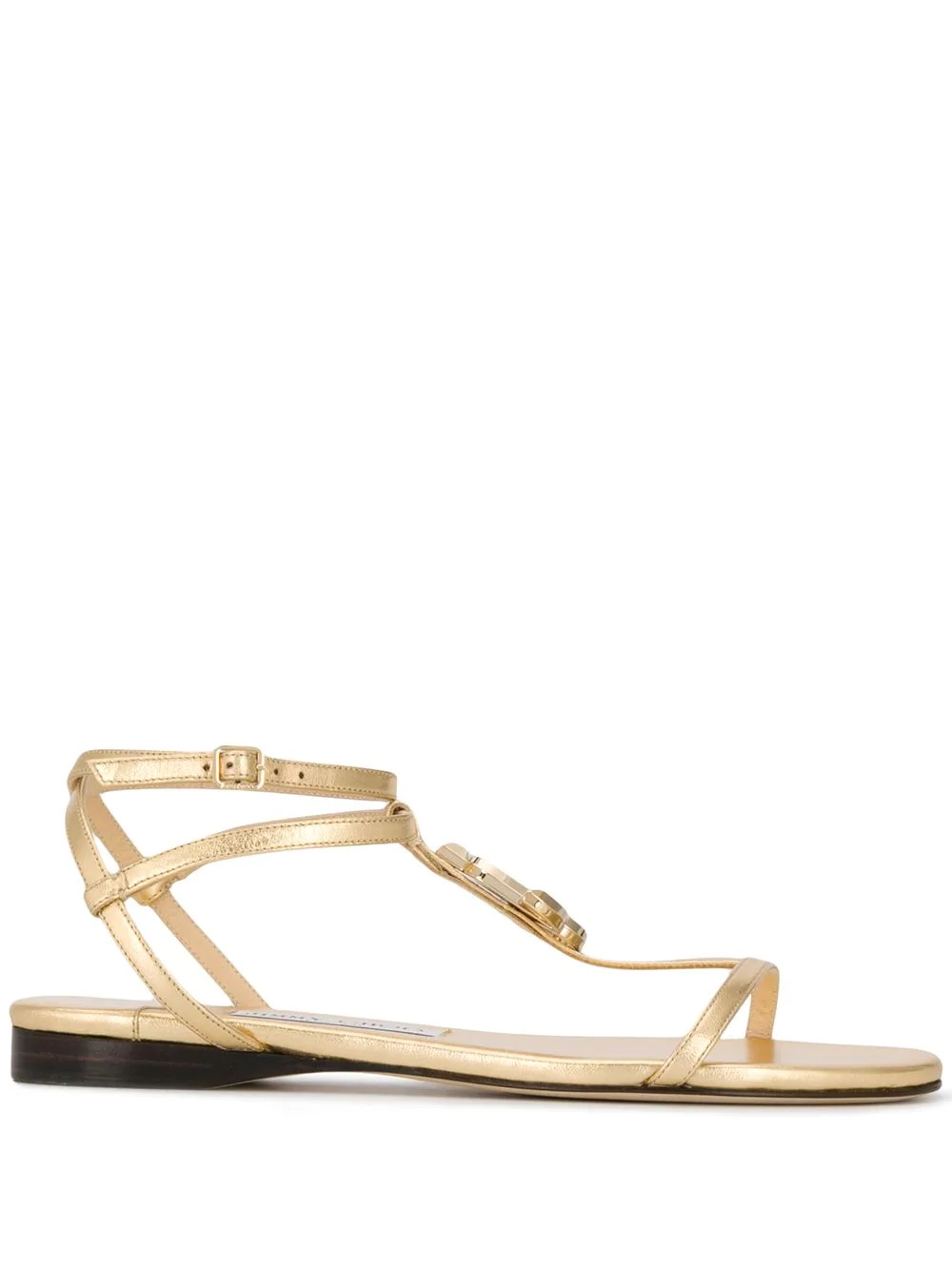 Alodie logo flat sandals - 1