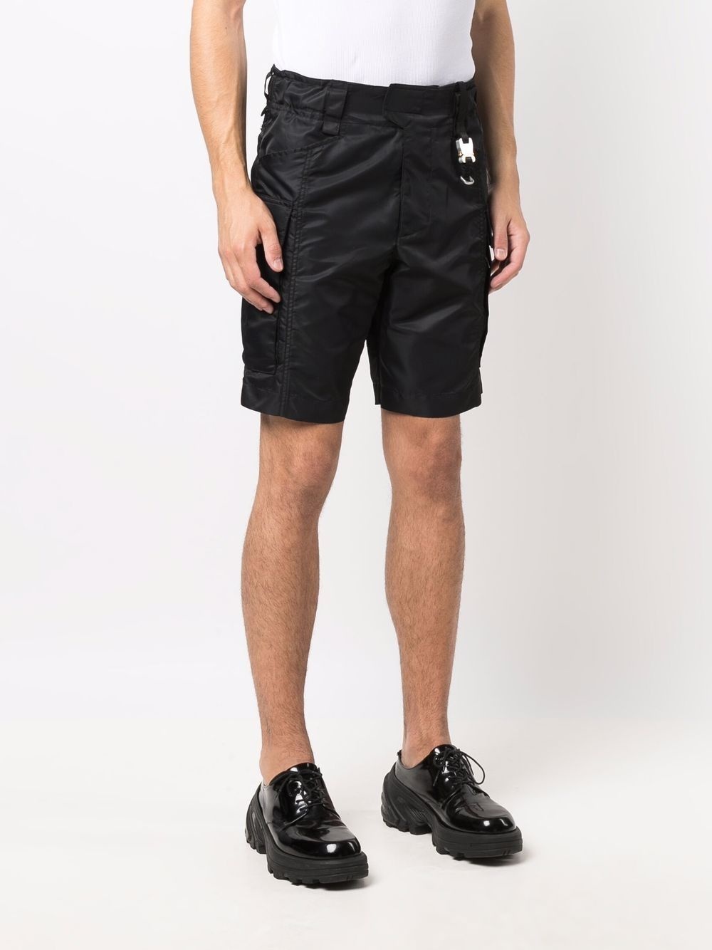 clip-logo cargo shorts - 3