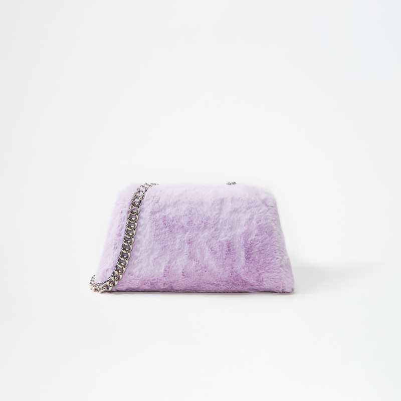 Lilac Fluffy Bow Mini Bag 3