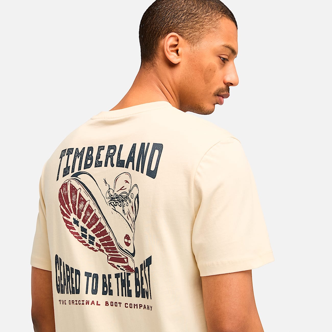 Men's Work Inspired Back Graphic Short Sleeve T-Shirt - 4