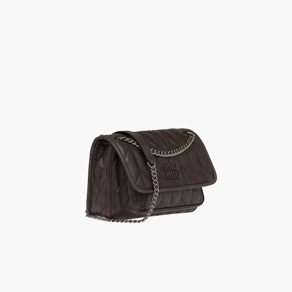 Shiny leather shoulder bag - 6