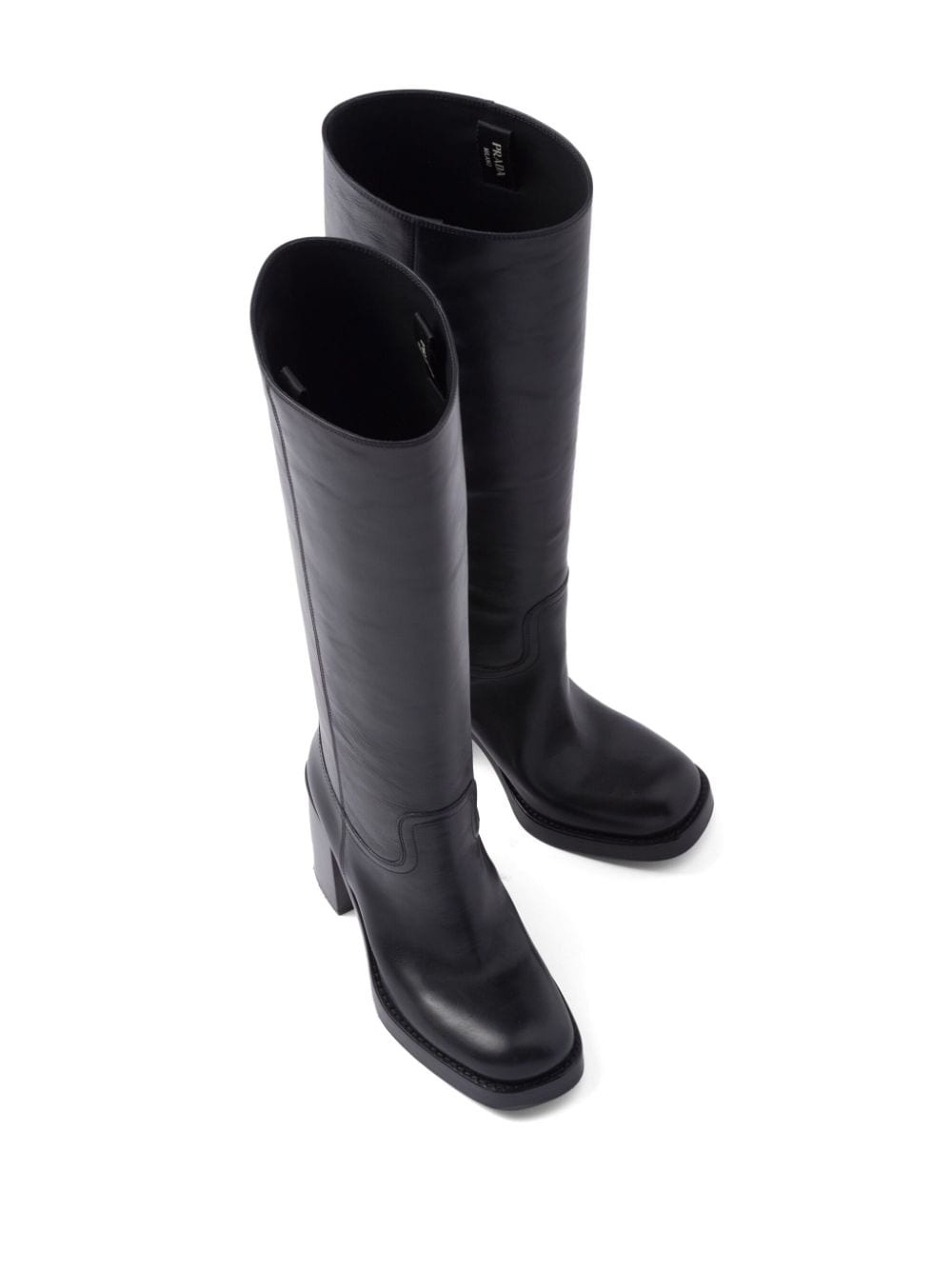 90mm knee-high leather boots - 5