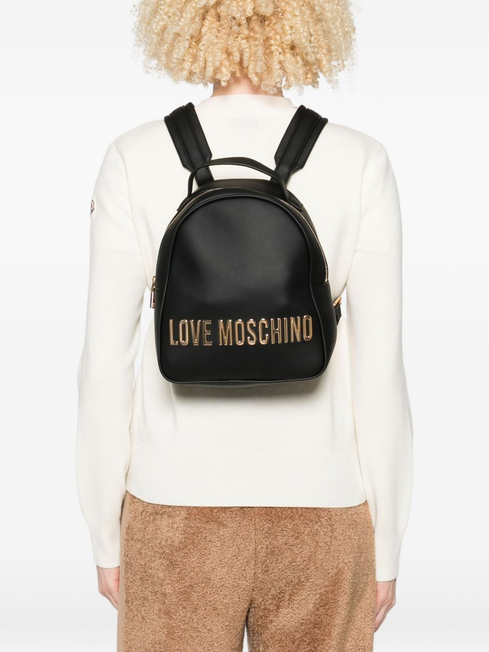 logo-lettering backpack - 2