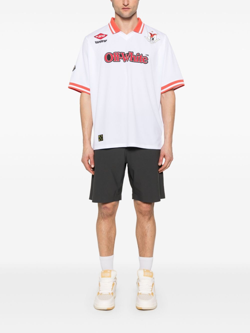 Off-White Eagle soccer T-shirt | REVERSIBLE