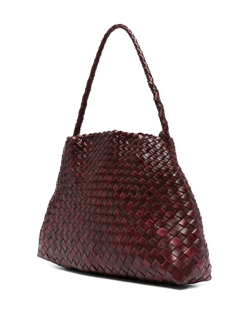 DRAGON DIFFUSION Dragon Diffusion Woven-leather Tote Bag outlook