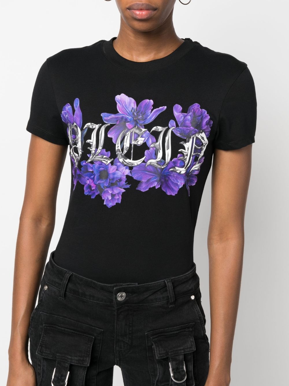 logo-print short-sleeved T-shirt - 5