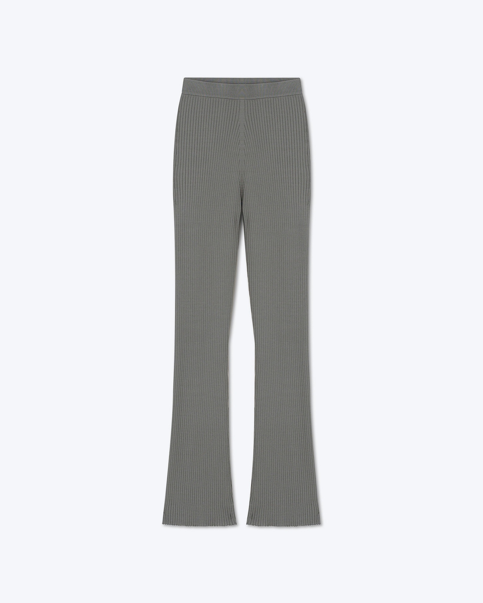 Nanushka ribbed-knit Flared Trousers - Farfetch