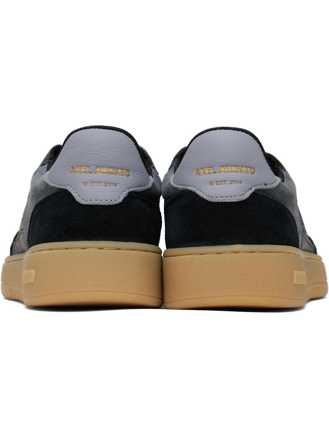 Black & Gray Dice T-Toe Sneakers - 2