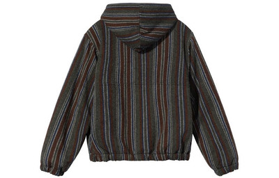 Stüssy Stussy Wool Stripe Work Jacket 'Brown' 1156061 outlook