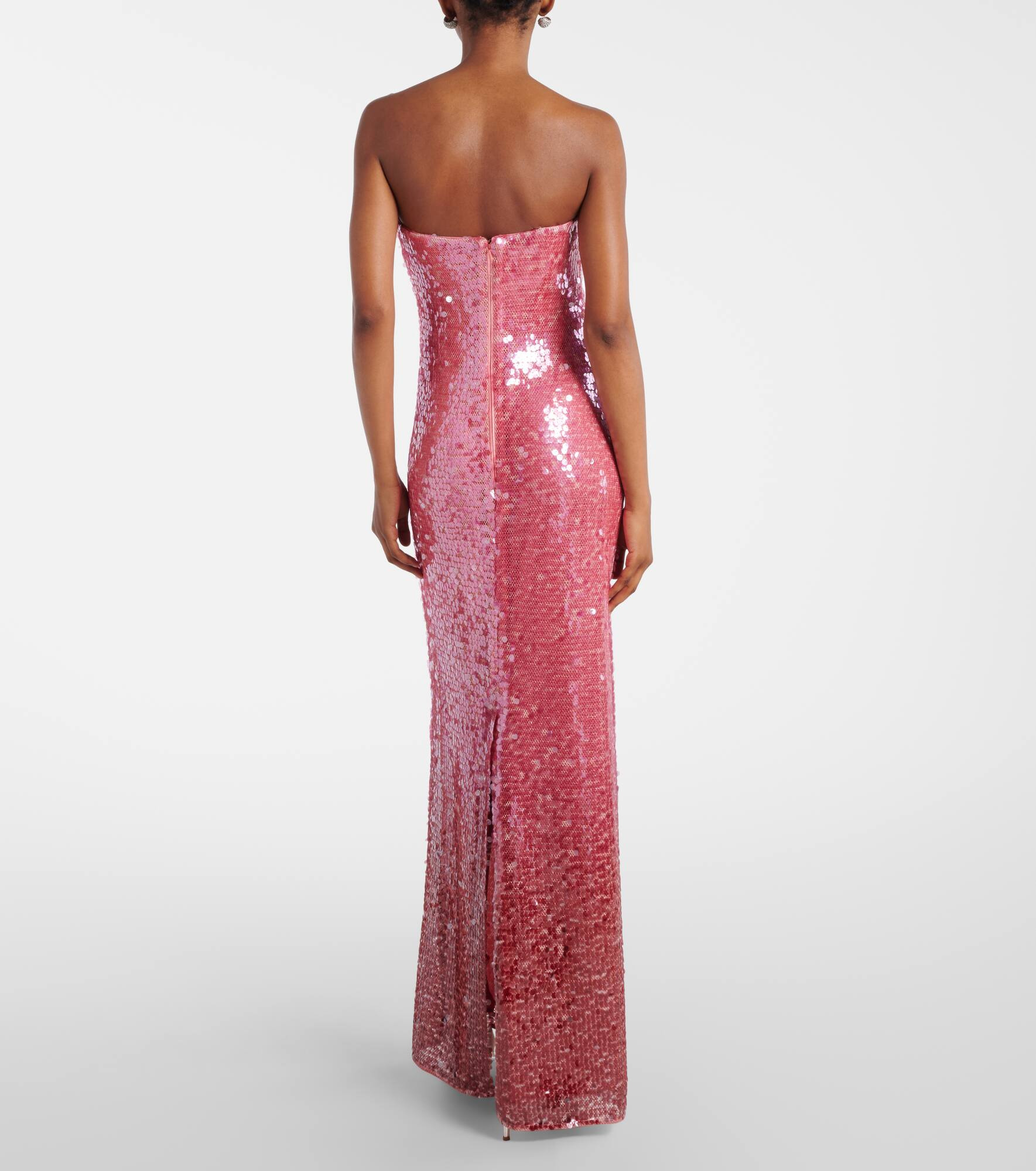Leilani sequined strapless gown - 3