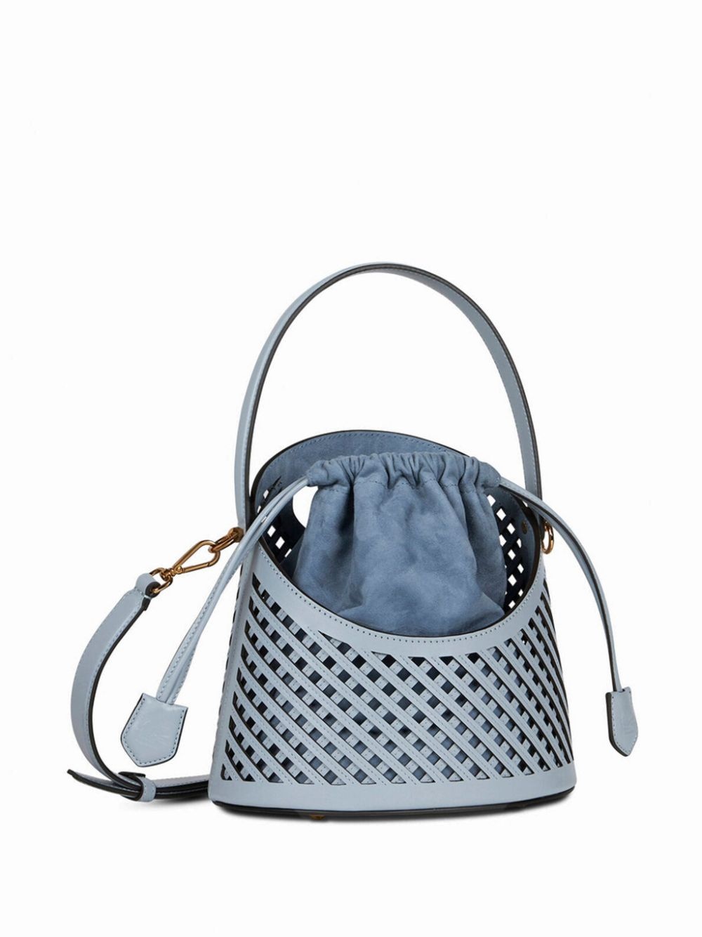 medium Saturno grid cut-out crossbody bag - 4