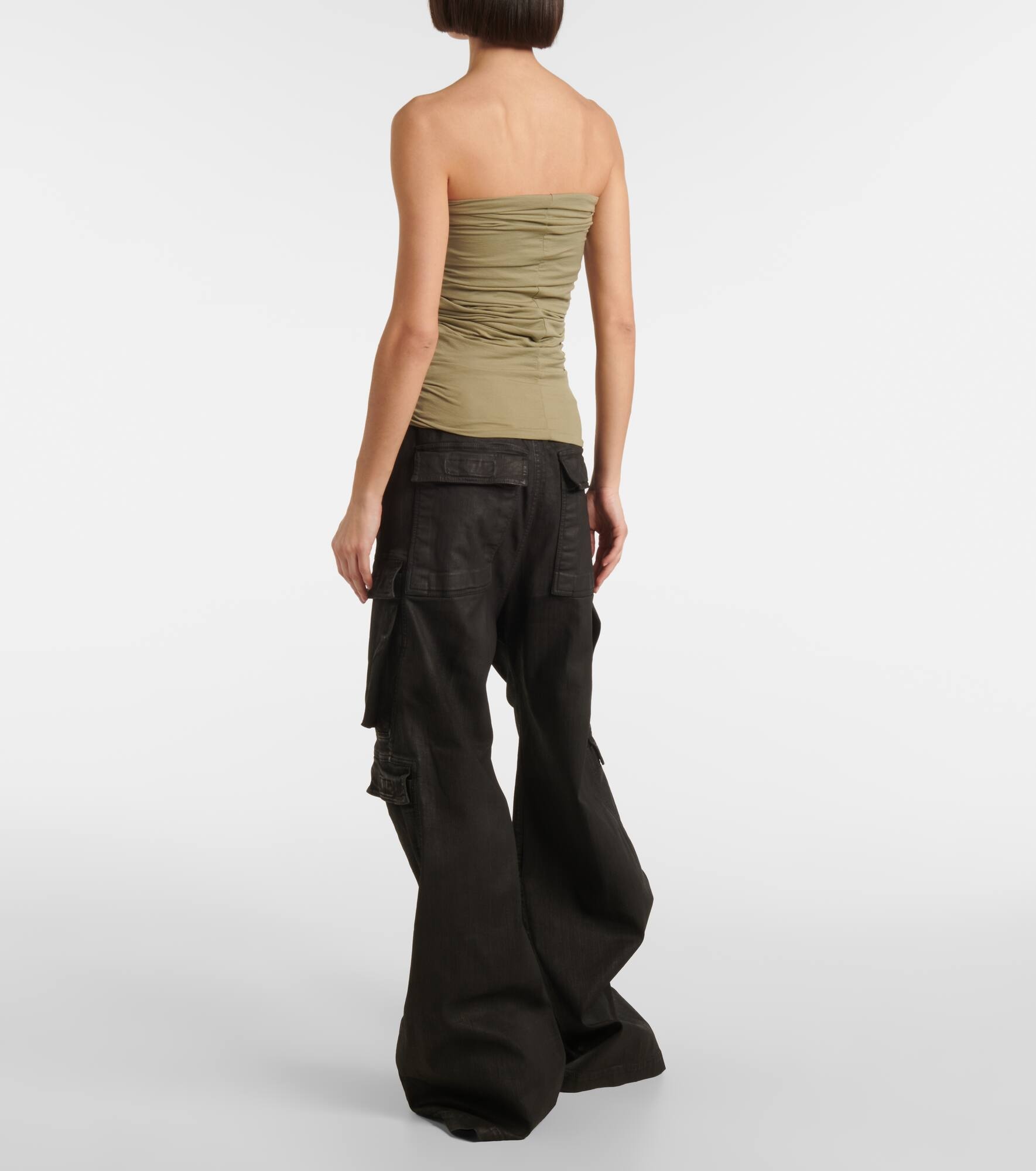 Hollywood gathered jersey top - 3